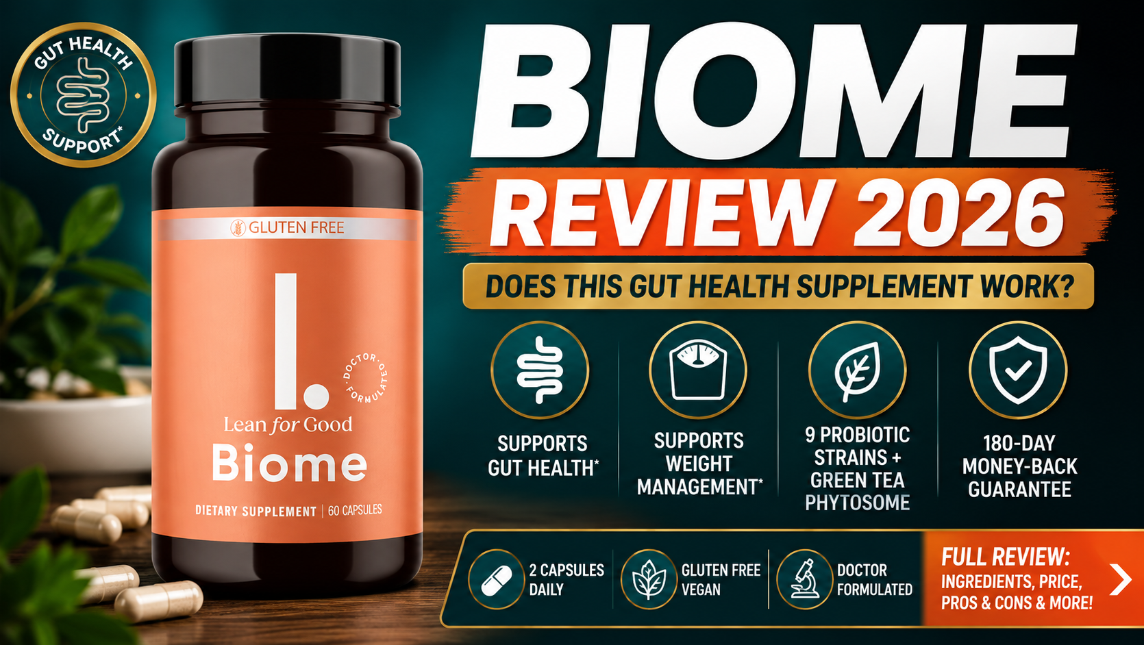 Biome Review 2026: Does This Gut Health Supplement Work?