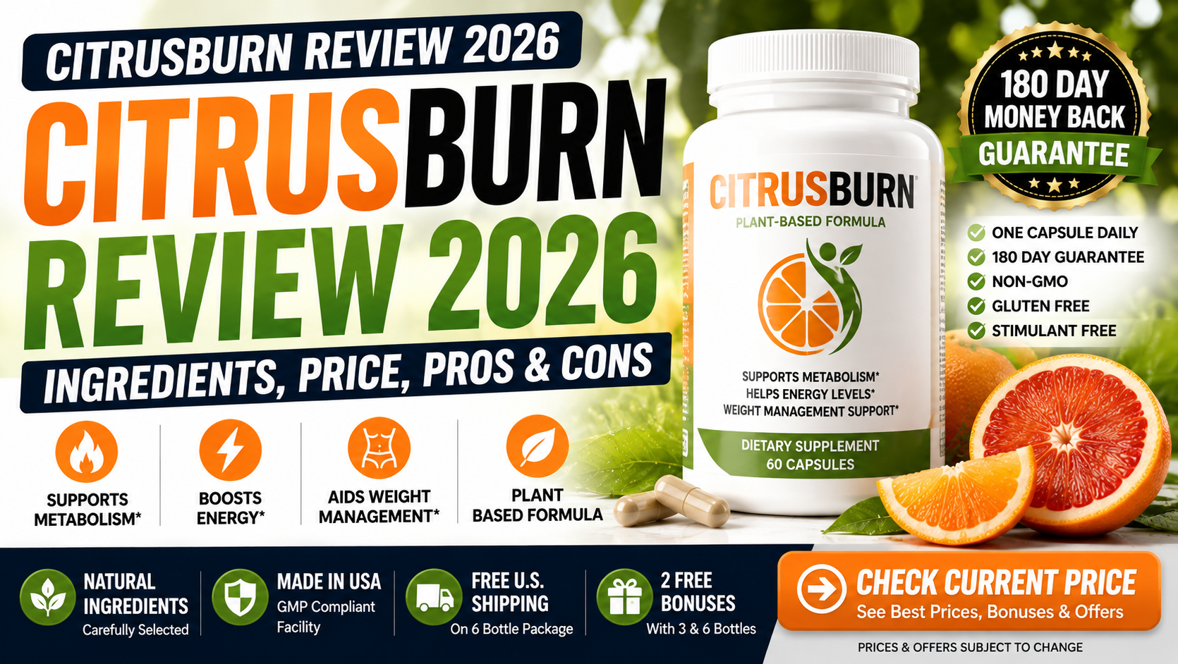 CitrusBurn Review 2026: Ingredients, Price & Pros