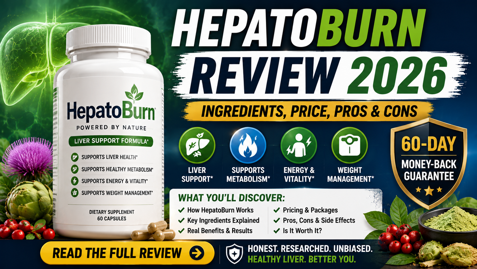 HepatoBurn Review 2026: Ingredients, Price & Pros