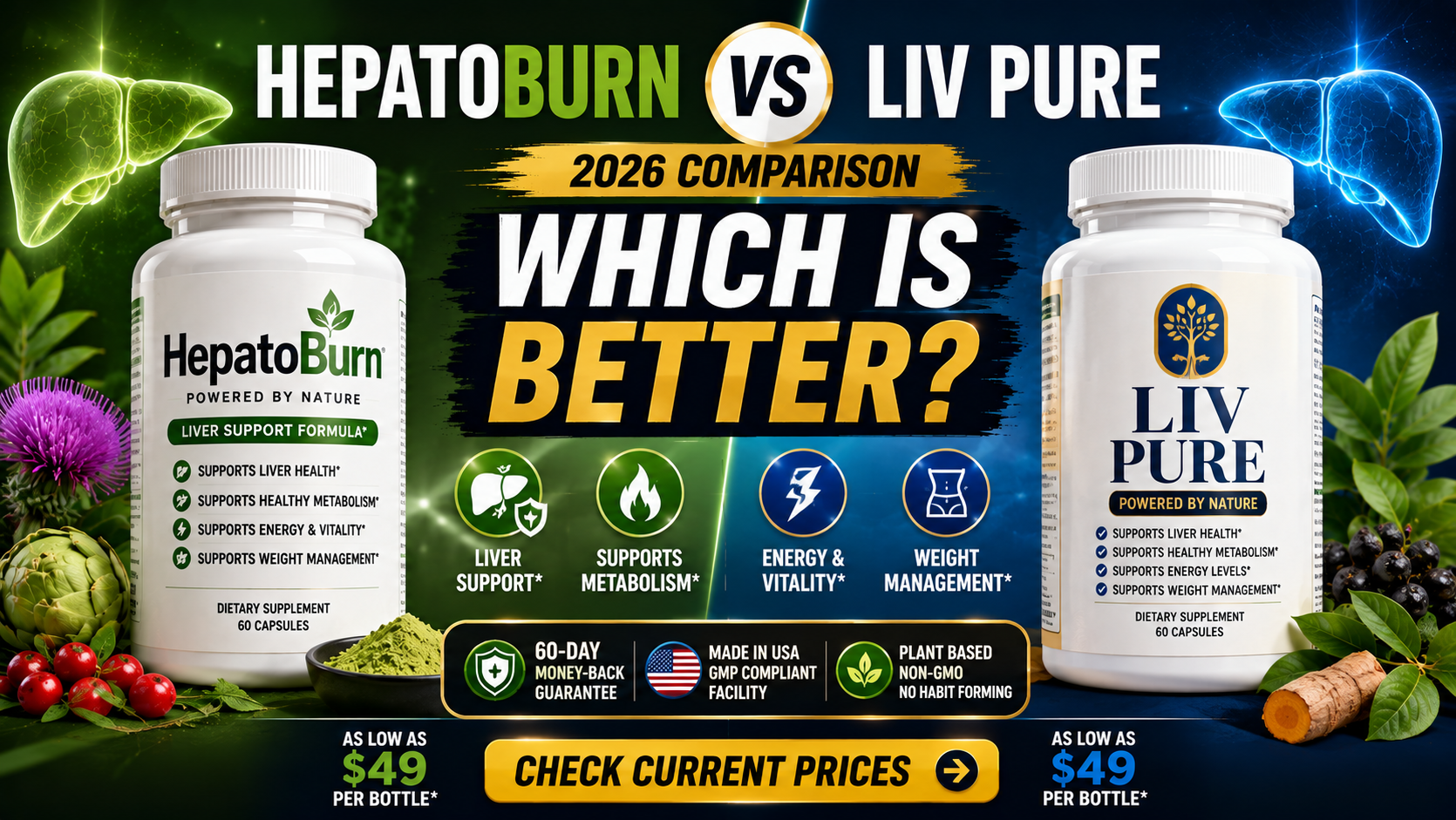 HepatoBurn vs Liv Pure 2026: Which Is Better?
