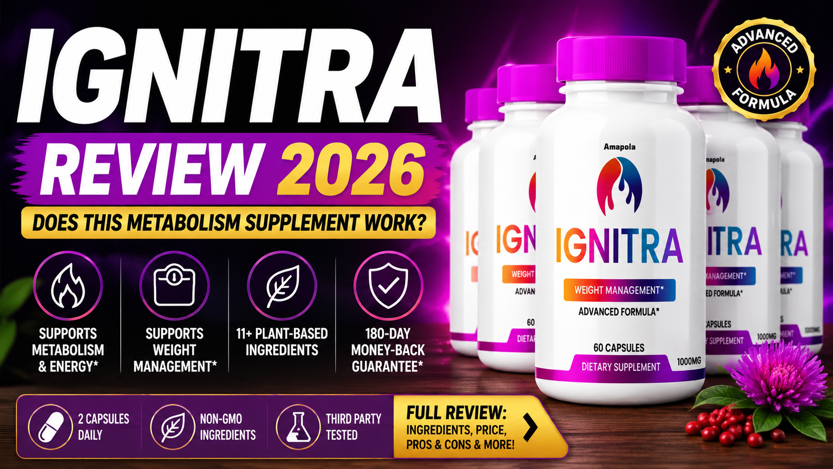 Ignitra Review 2026: Ingredients, Price & Does It Work?