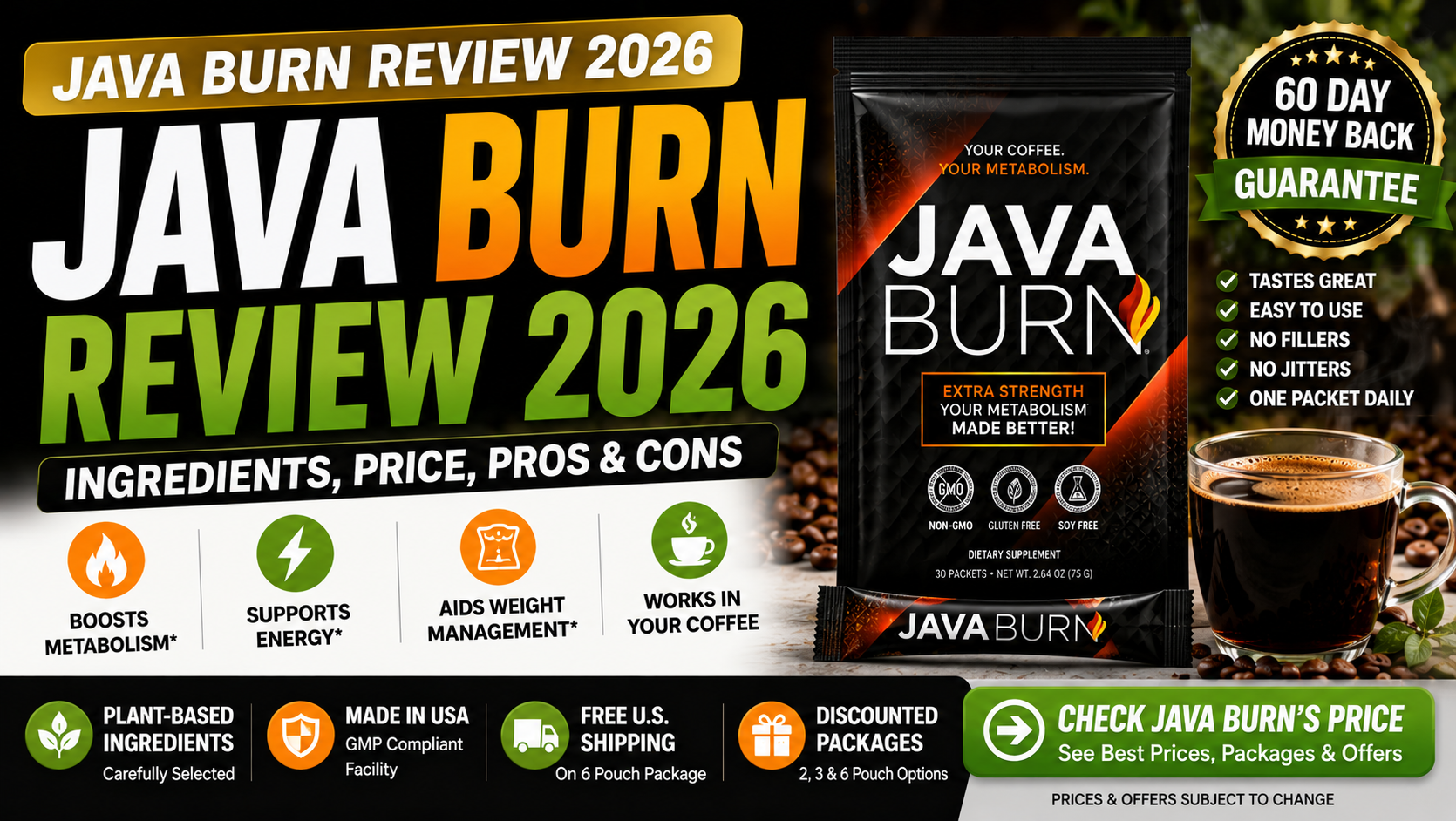 Java Burn Review 2026: Ingredients, Price & Pros