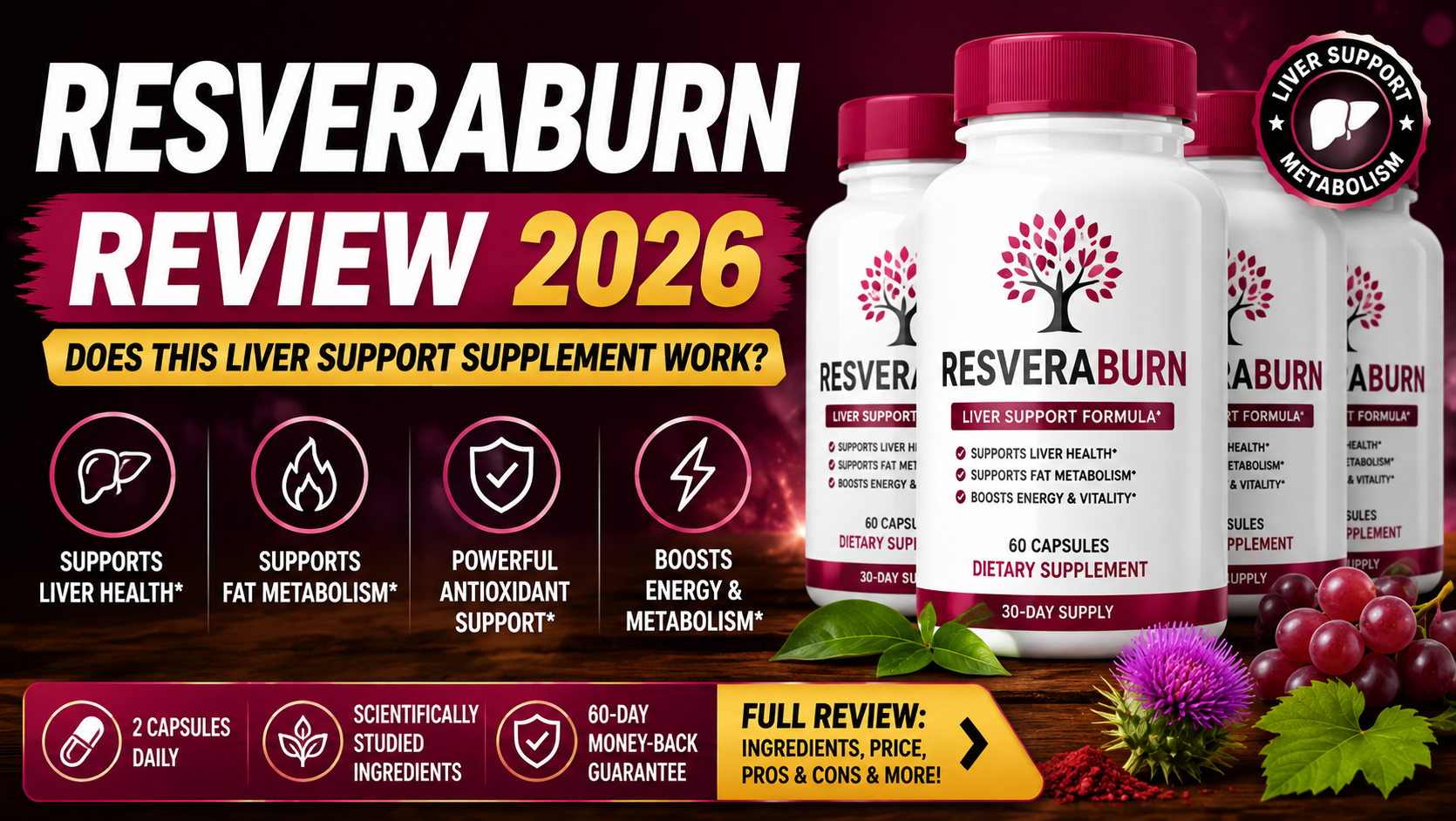 ResveraBurn Review 2026: Ingredients, Price & Does It Work?